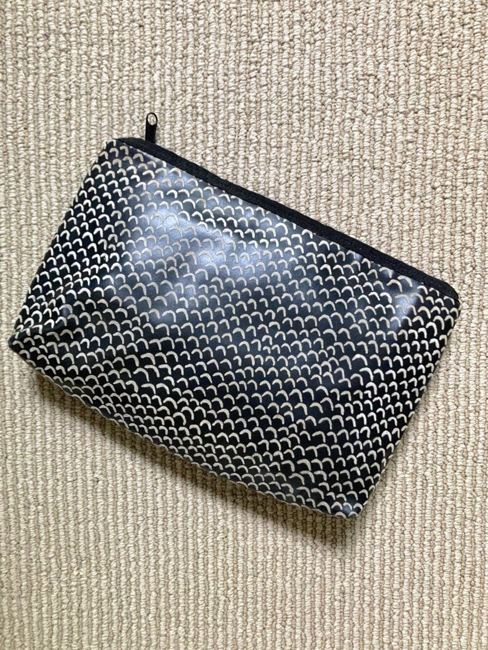 Italian Textured Zippered Clutch/Case